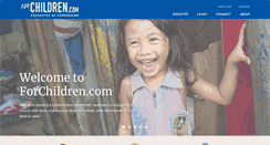 Desktop Screenshot of forchildren.com